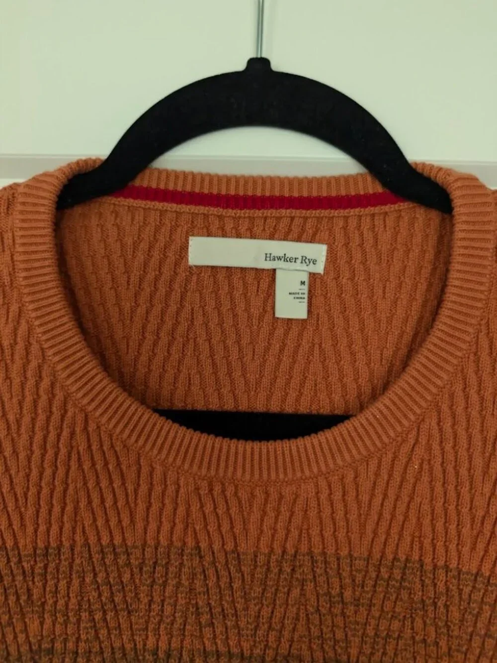 Color Gradient Heavy-Knit Sweater by Hawker Rye (Stitch Fix) in Men's Medium